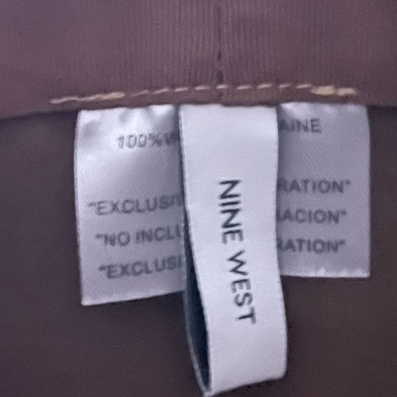 Nine West Wool Fedora Bucket Hat, NWT, Brown - Picture 6 of 8